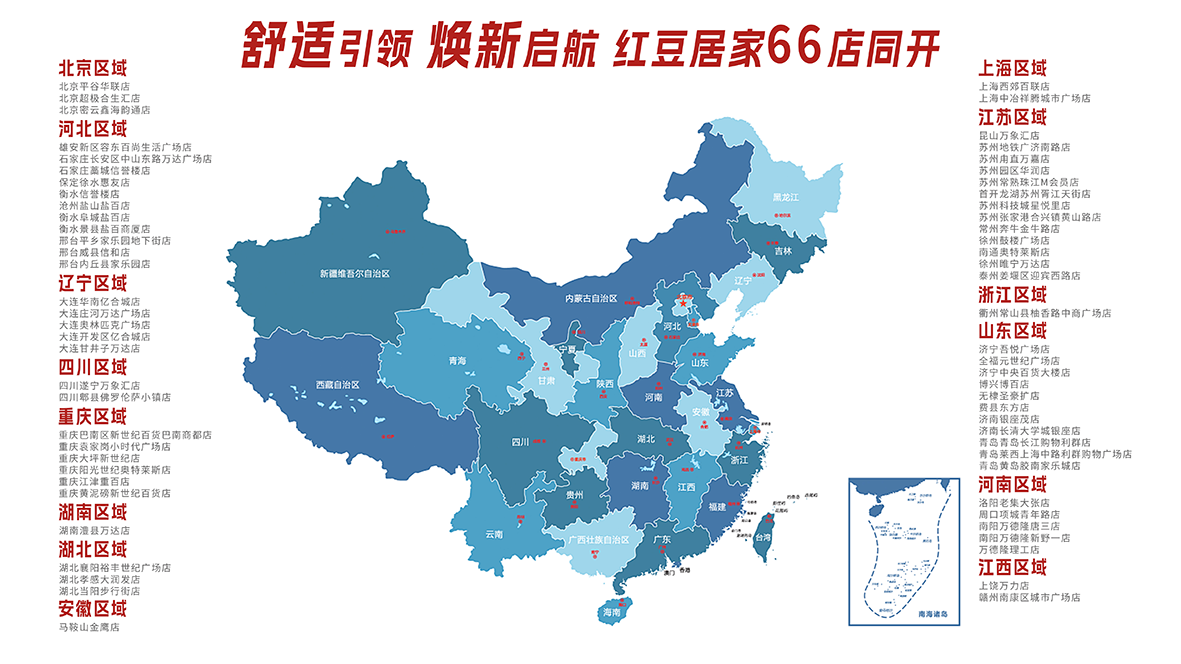 66店同開，紅豆居家1
